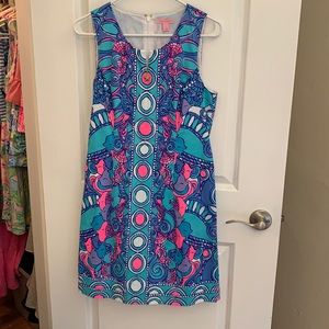 Lilly size 6 front zip dress